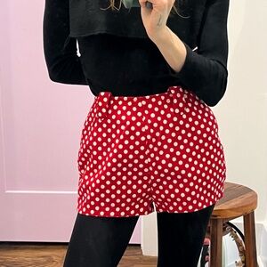 50’s Red Polka Dot Women's Shorts